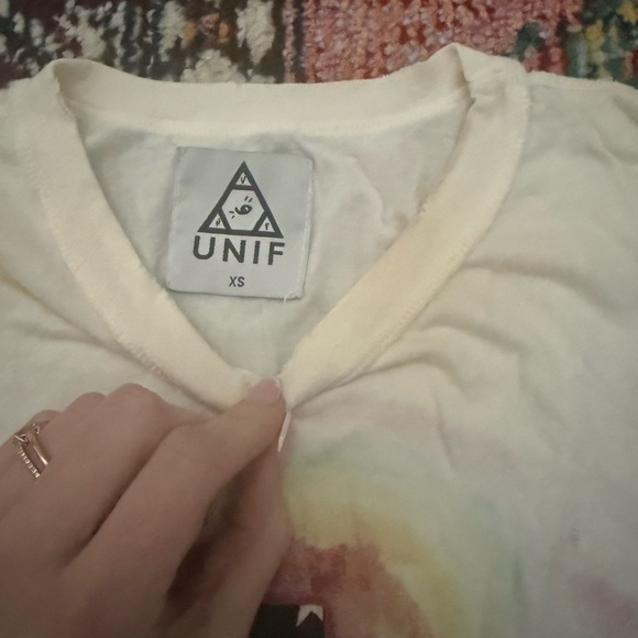 Unif Starry Cross Destructed Tank Top XS - Picture 3 of 3